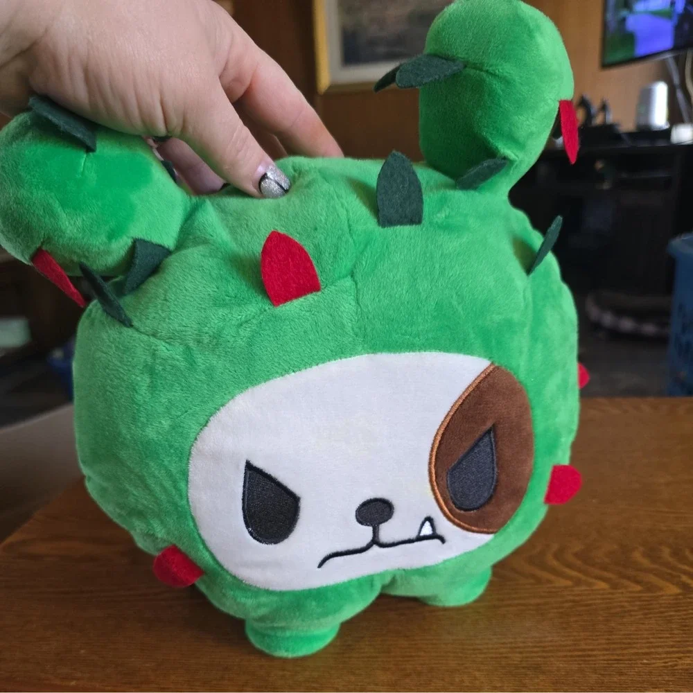 Tokidoki Cactus Puppy Bastardino Backpack Green Dog Plush Zipper Bag NWT